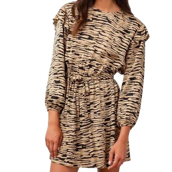 Rails Ora Dress in Canyon Animal Print Tan size Medium - Picture 1 of 5